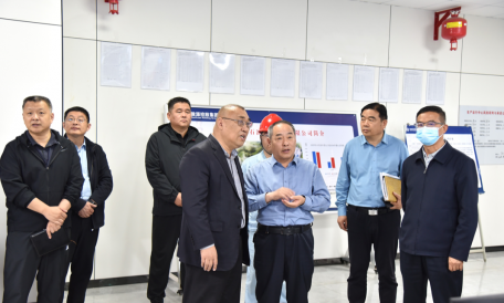曹永湖一行到俊源石油調(diào)研指導工作